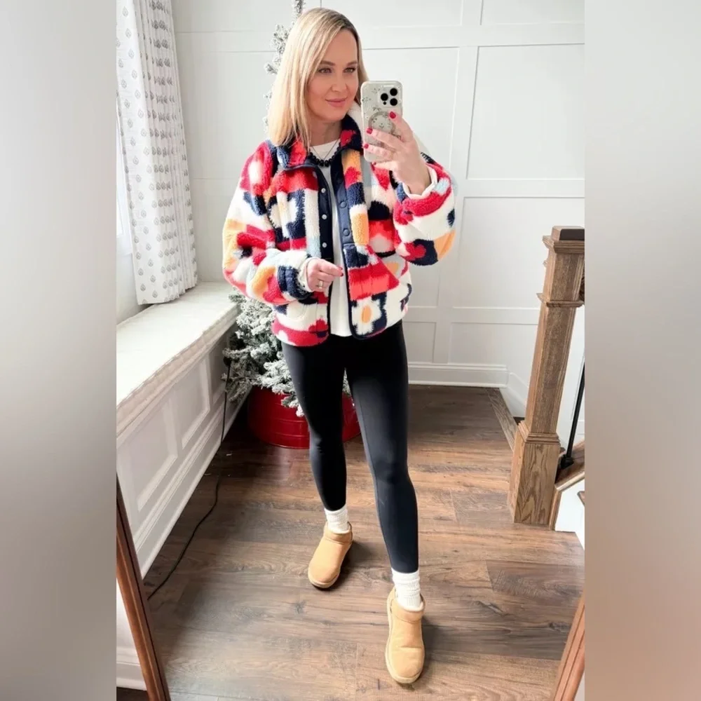 FREE PEOPLE NWT Coral Carpet Ski Jacket